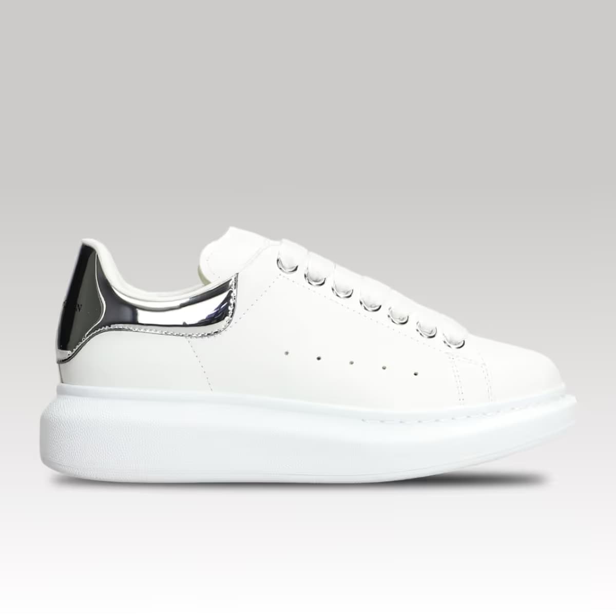 - Alexander Mcqueen Casual Sneaker Silver_00000