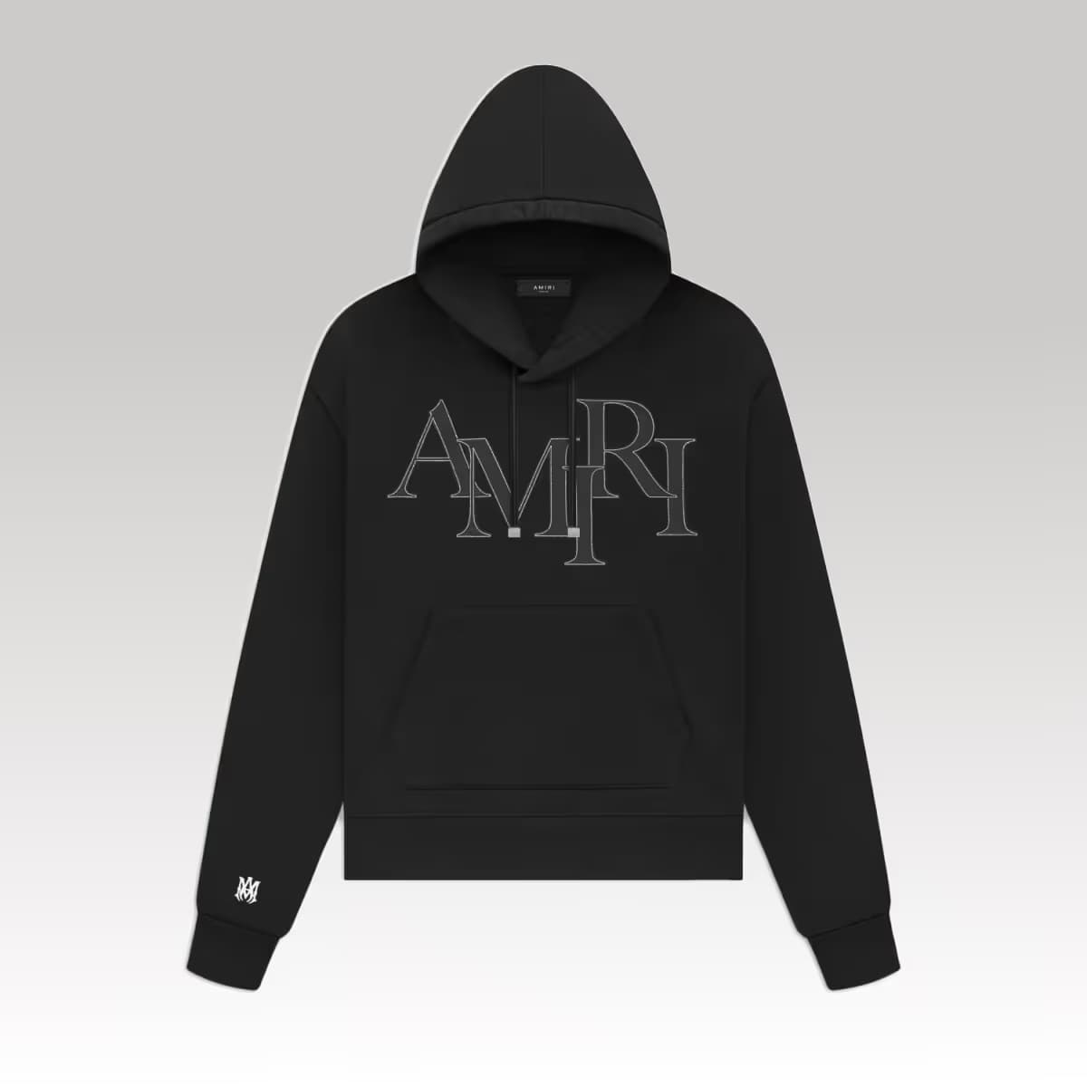 Amiri Staggered Logo Hoodie_00000