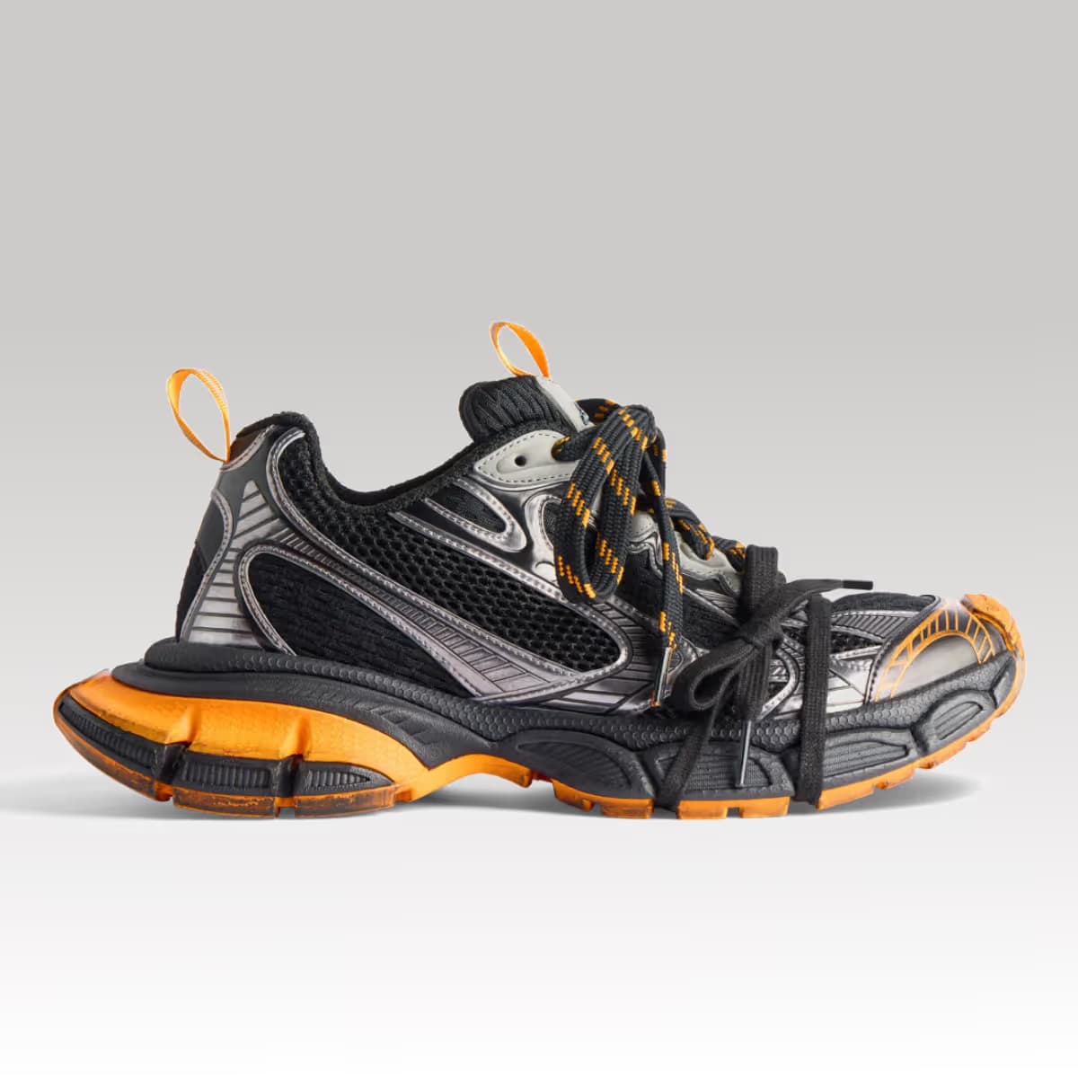Balenciaga 3XL Sneaker Black and Orange_5_00000