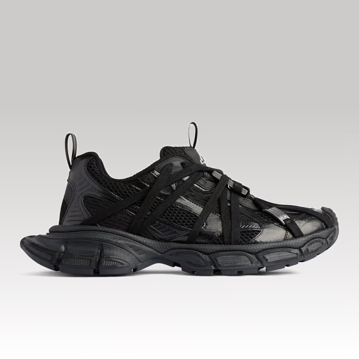 Balenciaga 3xl Extreme Laces B Sneaker in Black_00000