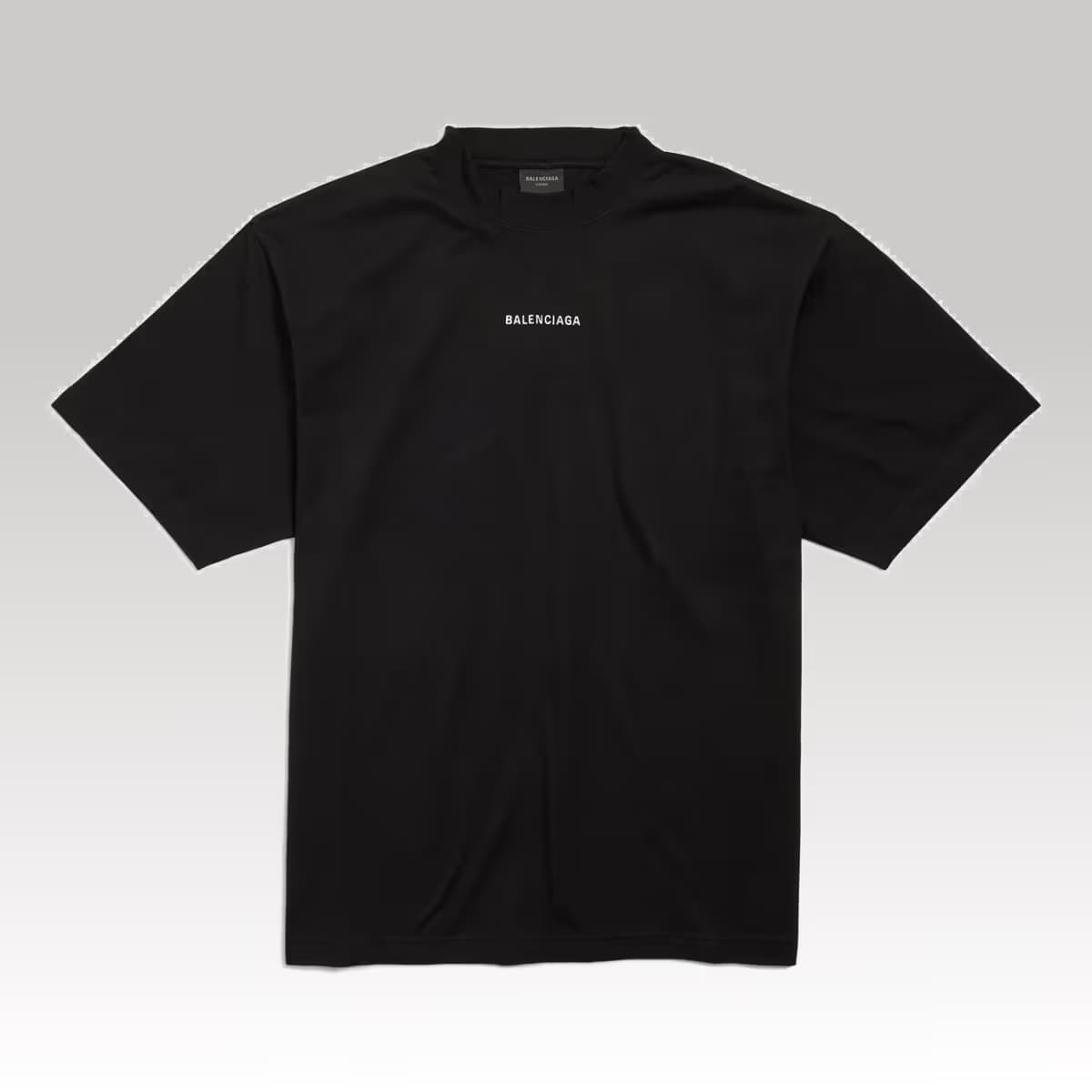 Balenciaga Back Medium Fit T-shirt in Black_5_00000