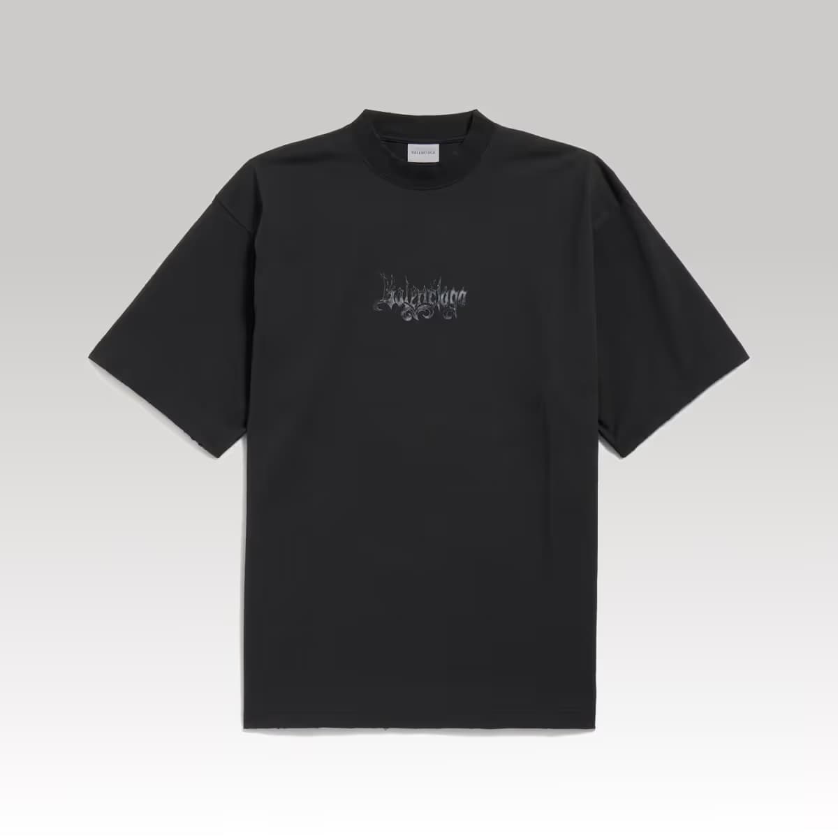 Balenciaga Medium Fit T-Shirt in black dry jersey_00000