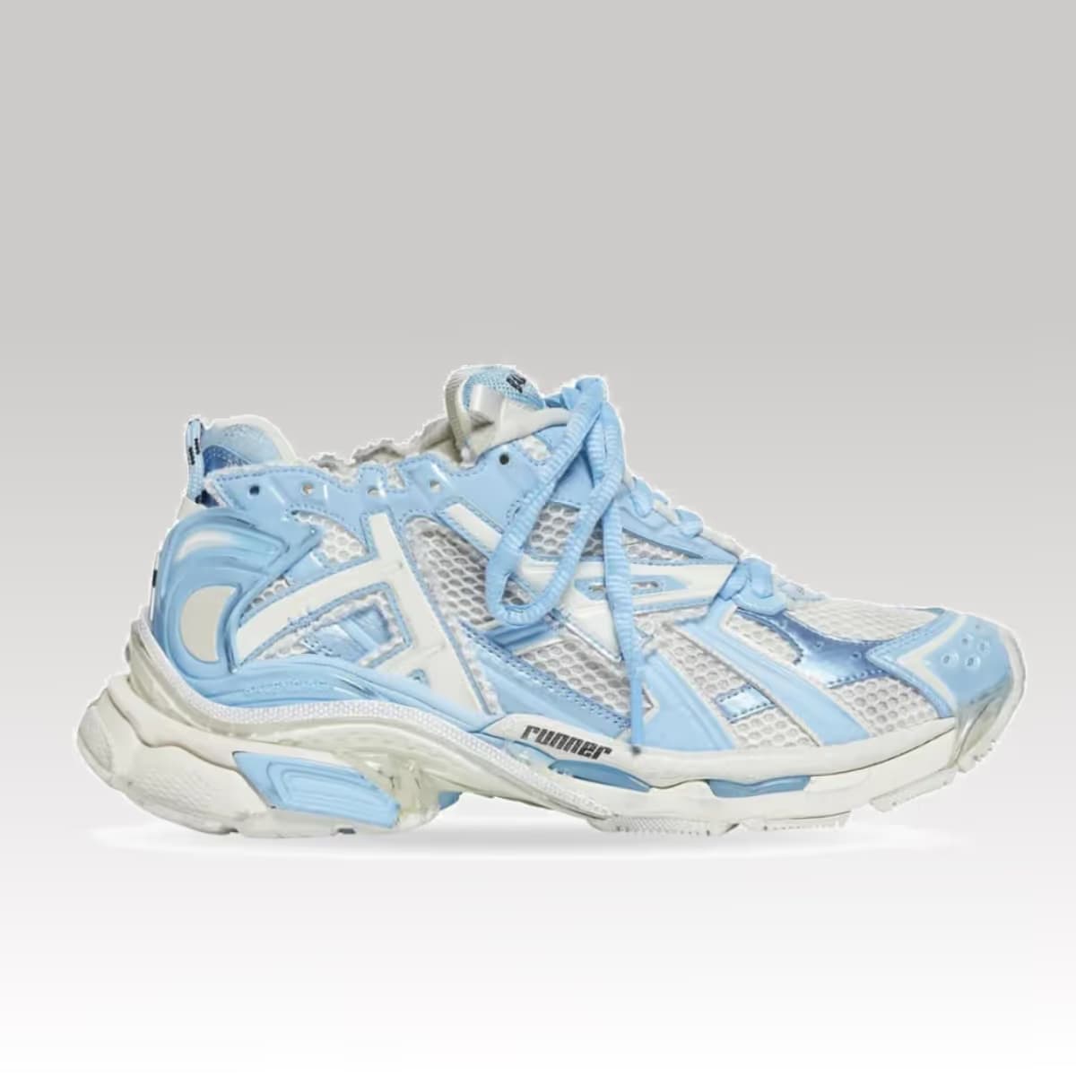 Balenciaga Runner Graffiti Sneaker Blue_00000