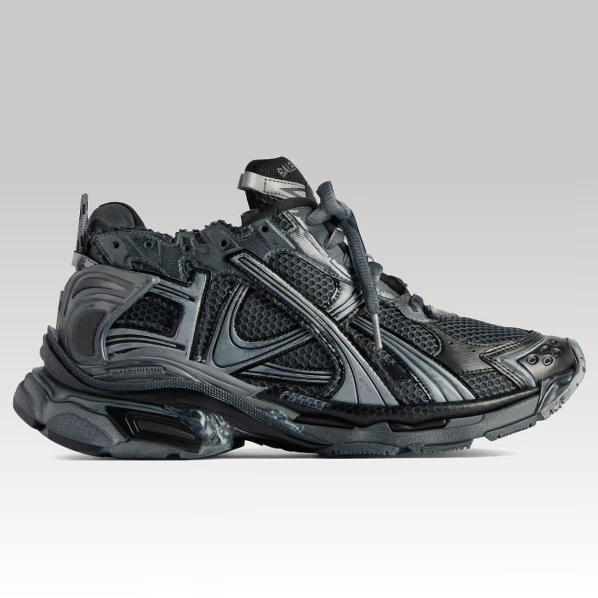 Balenciaga Runner Sneaker Black e Grey_00000