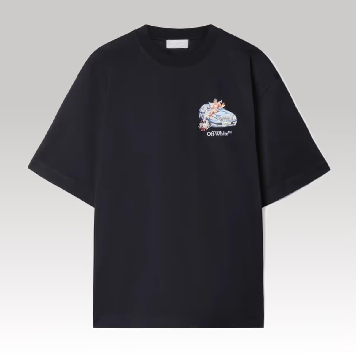 Black Fresco Arrow T-Shirt_2_00000