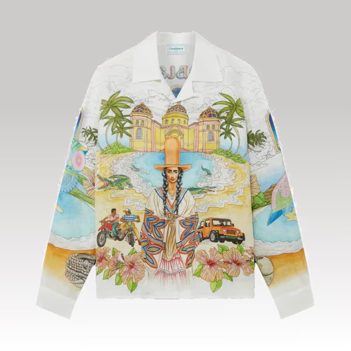 Casablanca Spirit Lake Cuban Collar Linen_00000