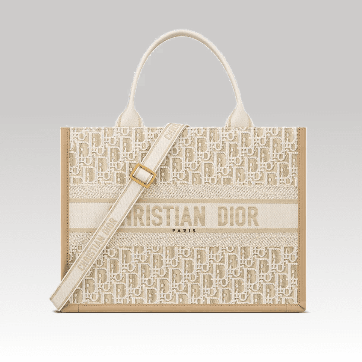 Christian Dior Book Tote Medium Bege 2_00000