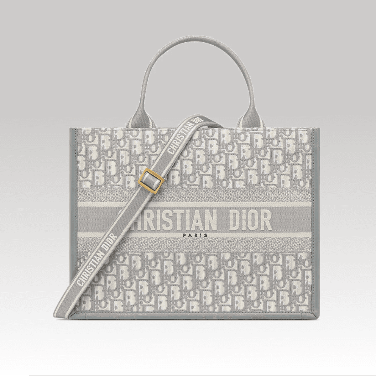 Christian Dior Book Tote Medium Cinza 2_00000