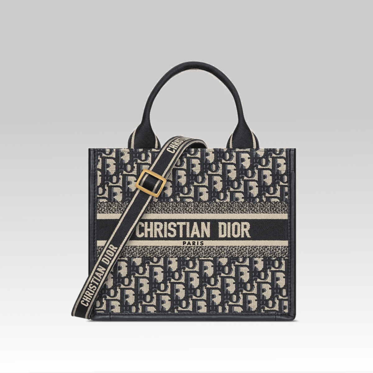 Christian Dior Book Tote Small Black 4_00000