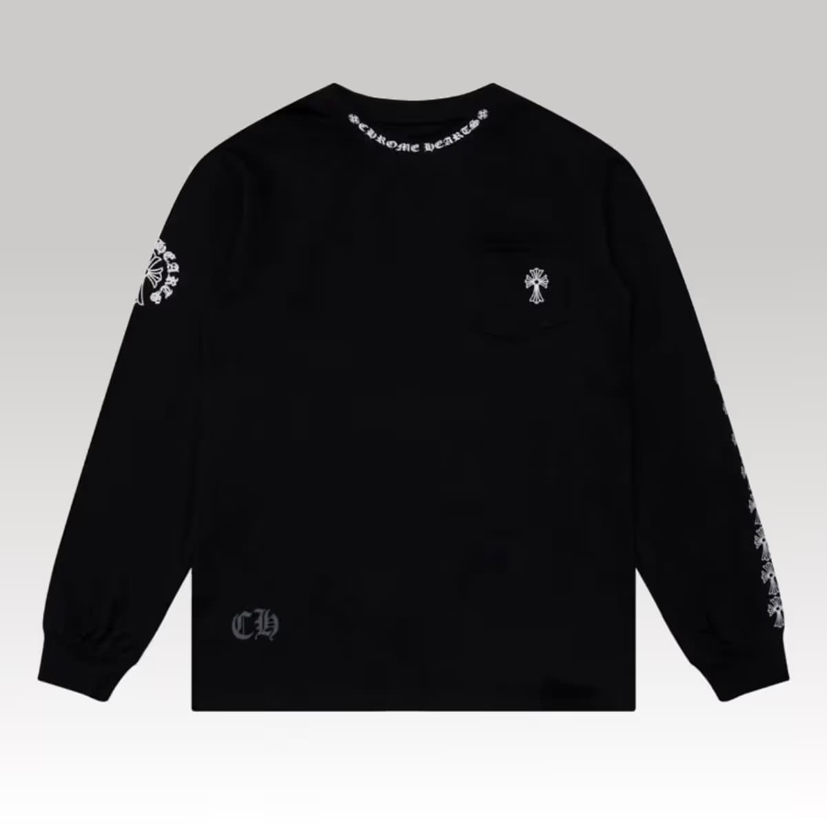 Chrome Heart Printed Long Sleeves_1_00000