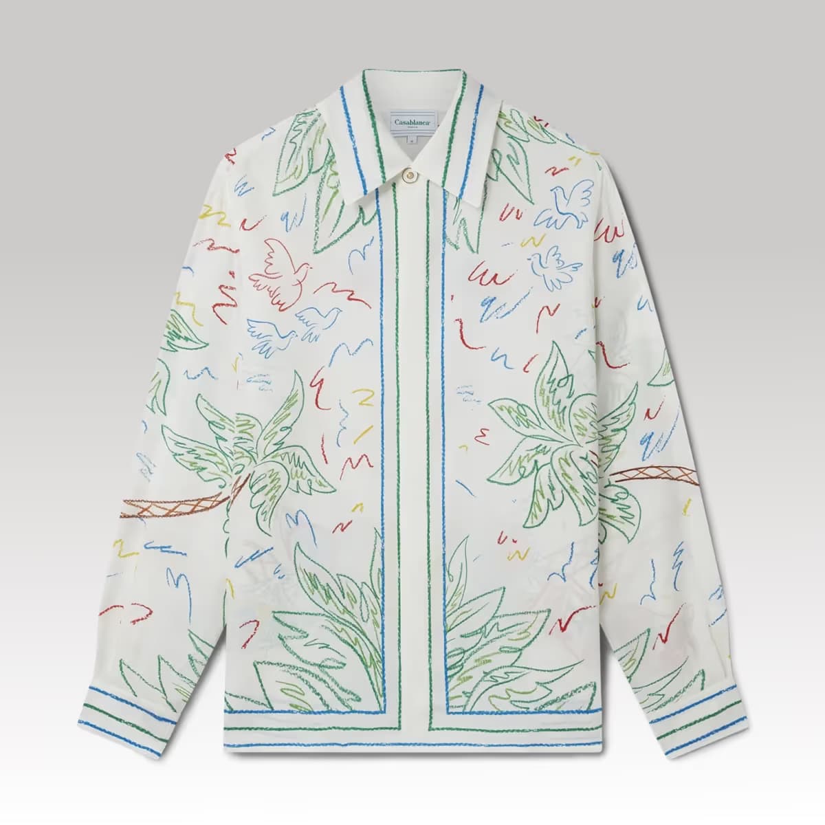 Crayon Tennis Club Silk Shirt_5_00000