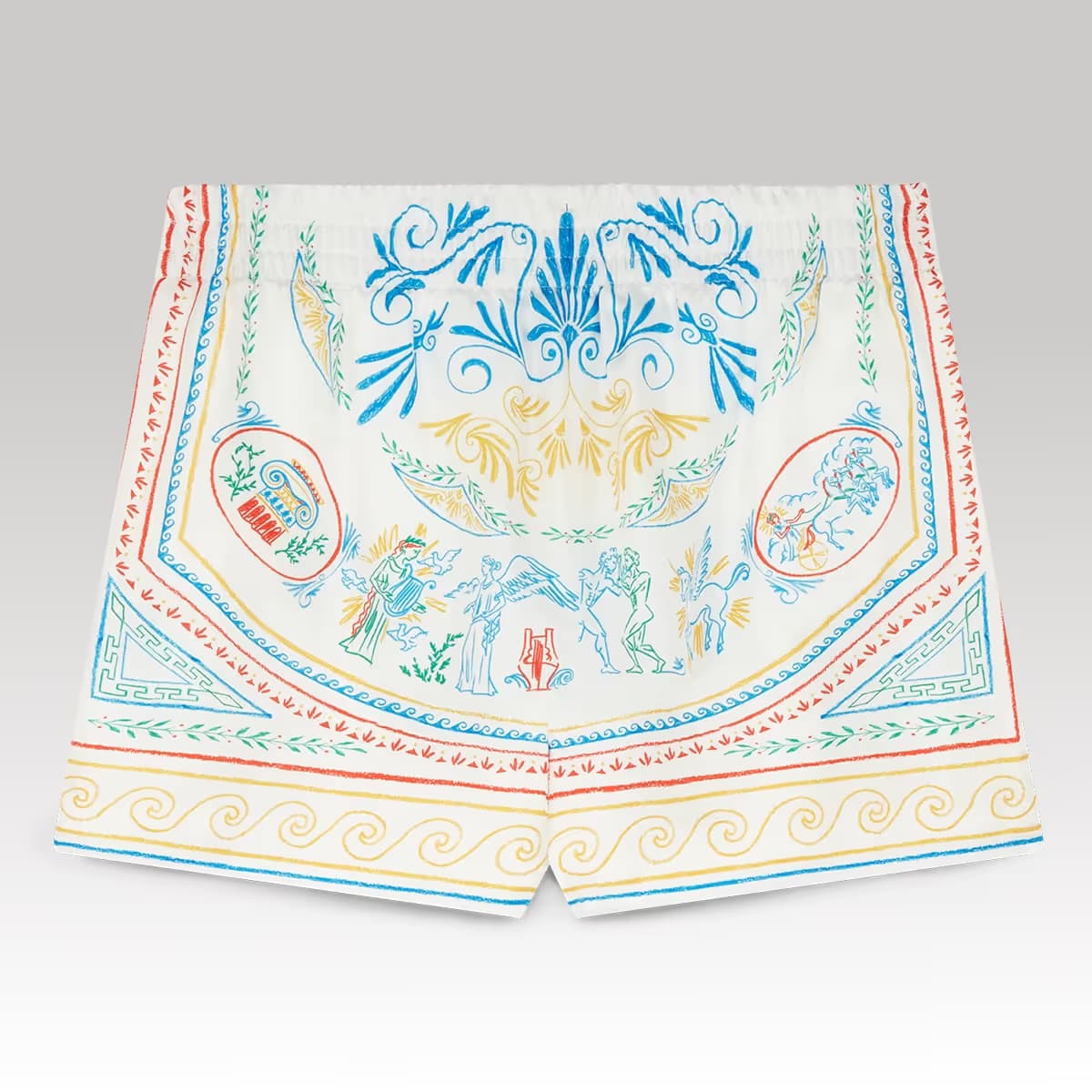 Crayon Vase Silk Shorts_1_00000