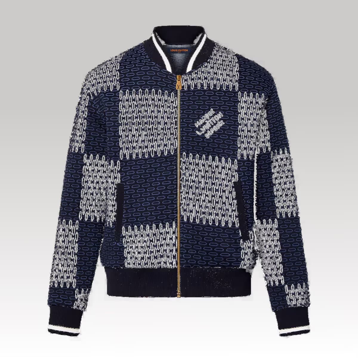 Damier Quilted Cotton Bomber_3_00000