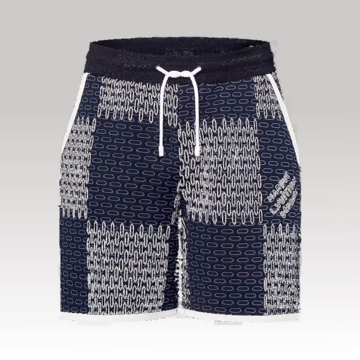Damier Quilted Cotton Shorts_00000
