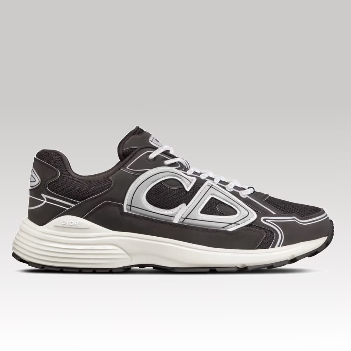 Dior B30 Sneaker Preto & Cinza_00000