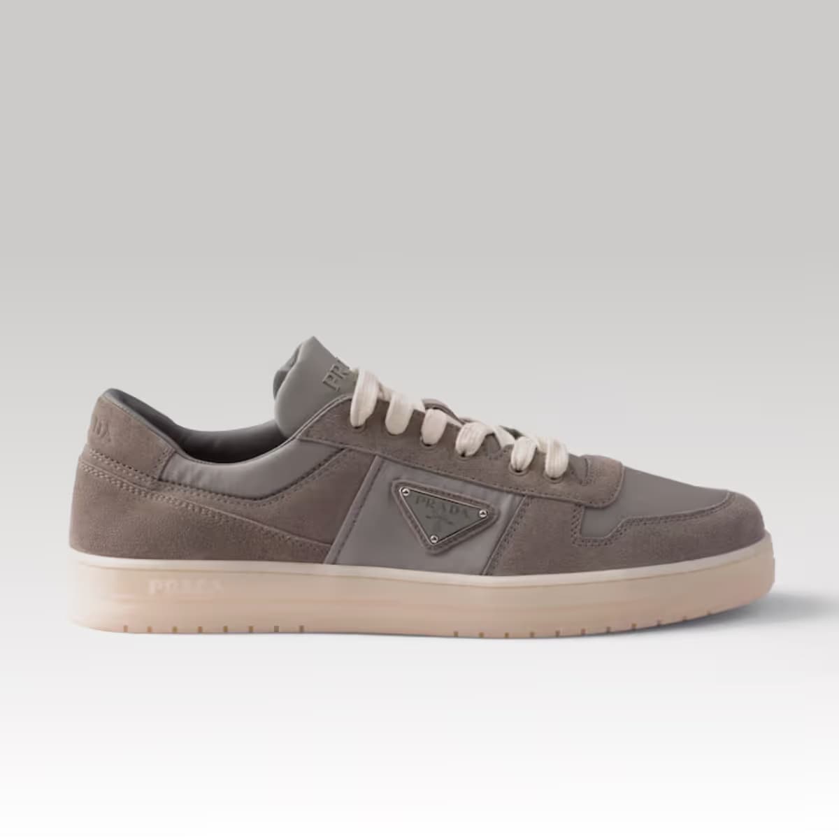 Downtown Re-Nylon and suede sneakers_2_00000