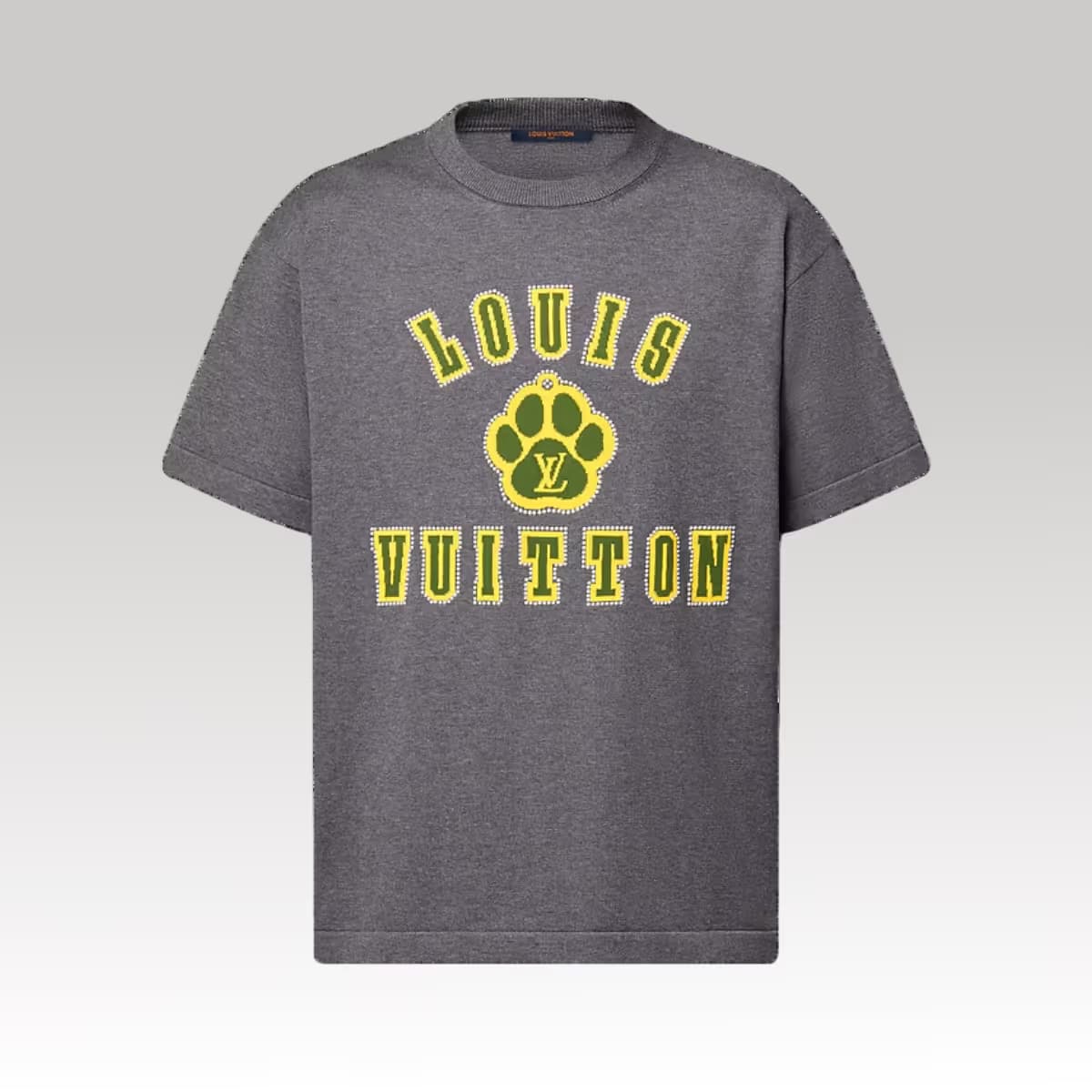 Embellished Short-Sleeved Cotton Crewneck 3_00000