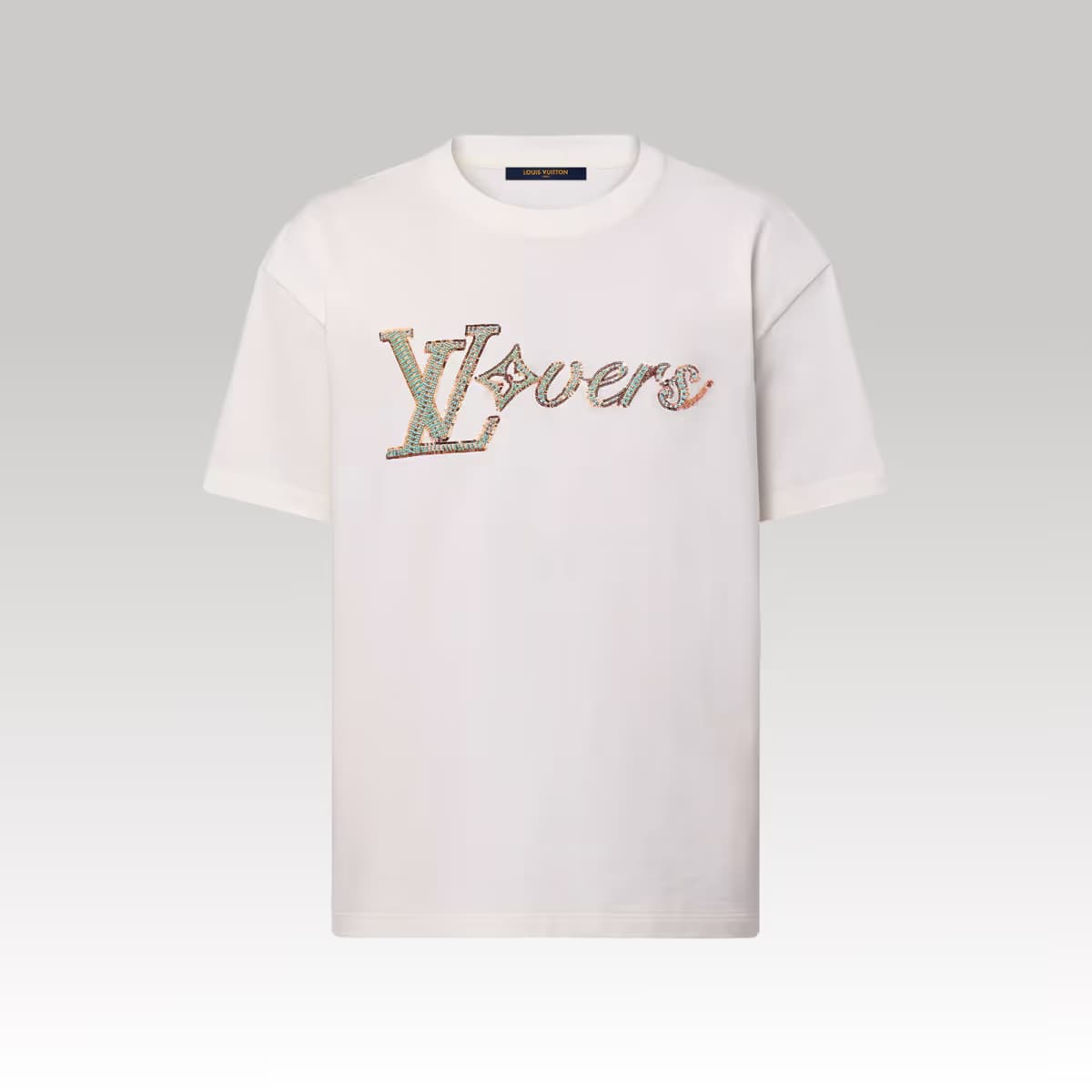Embroidered Short-Sleeved T-Shirt_00000
