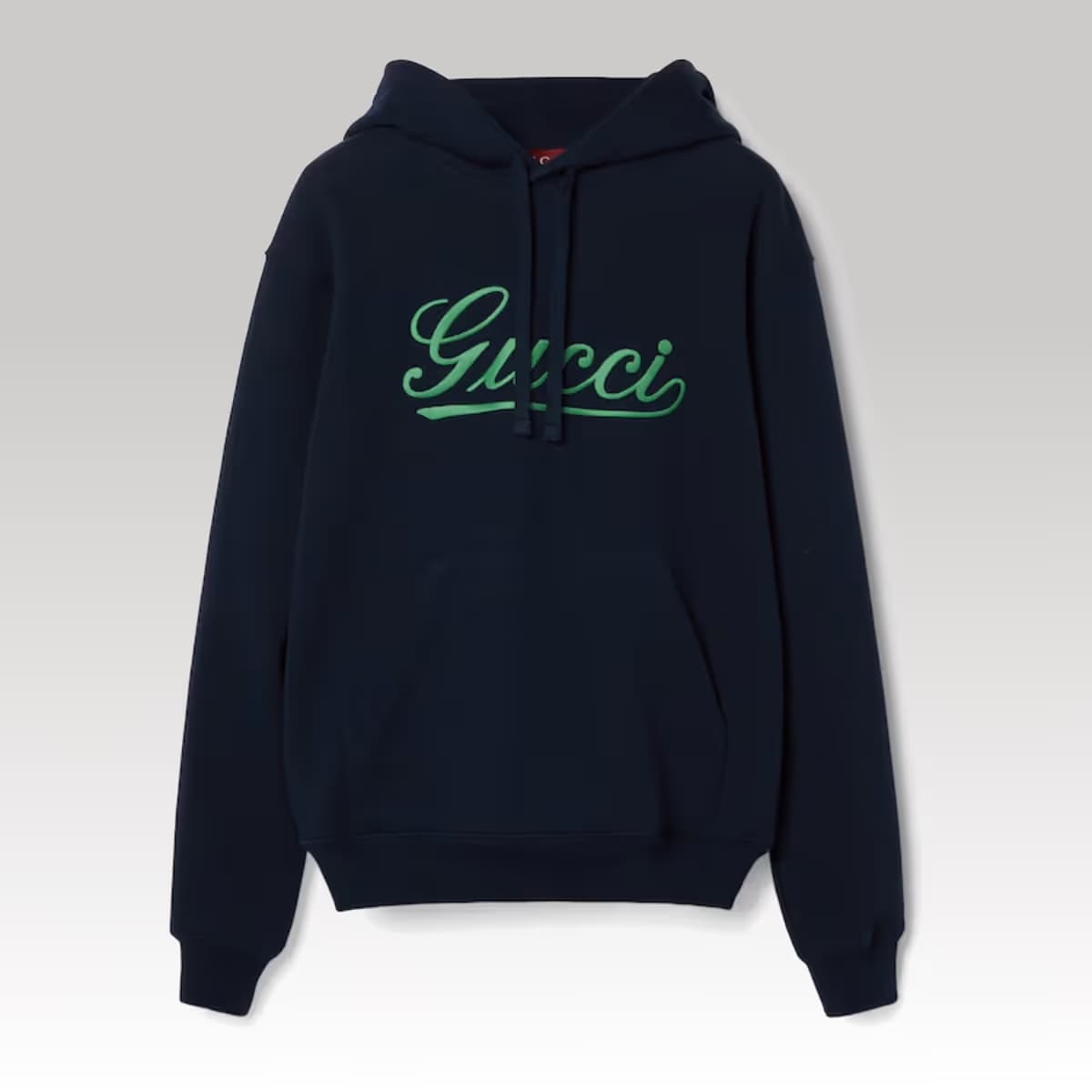 Embroidered cotton jersey hooded sweatshirt_00000