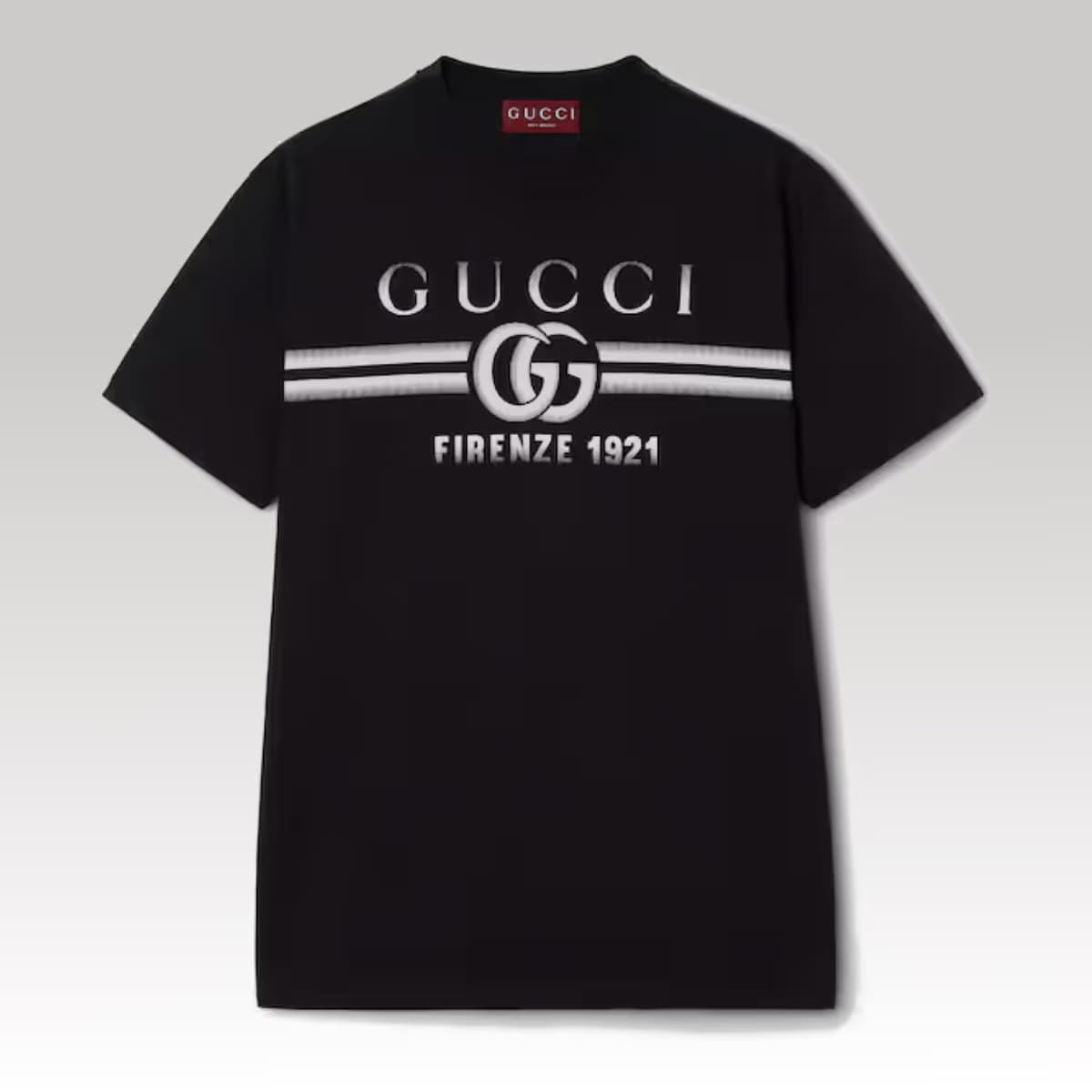 Gucci Cotton jersey T-shirt with Gucci print_00000