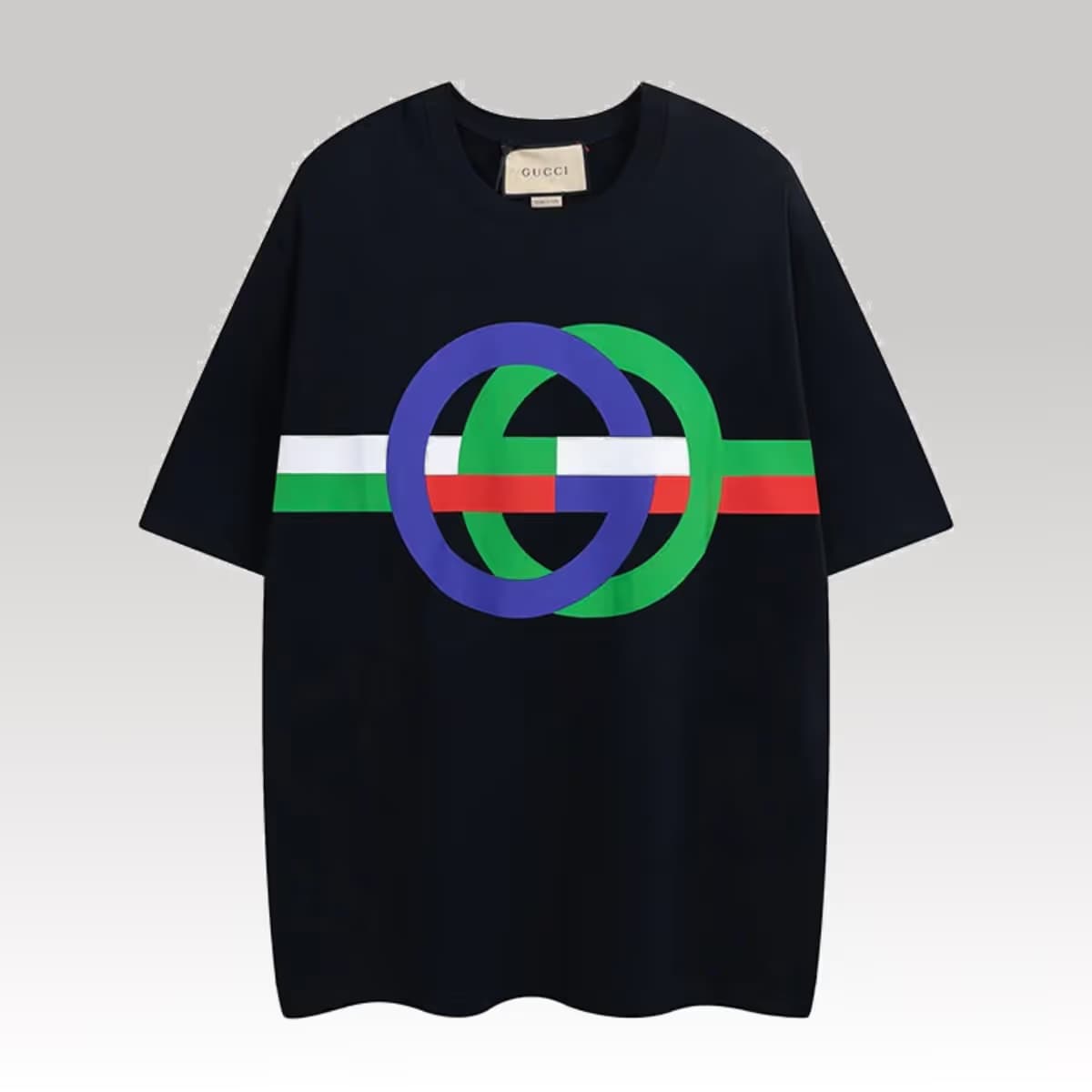 Gucci Round GG Cotton Black_00000