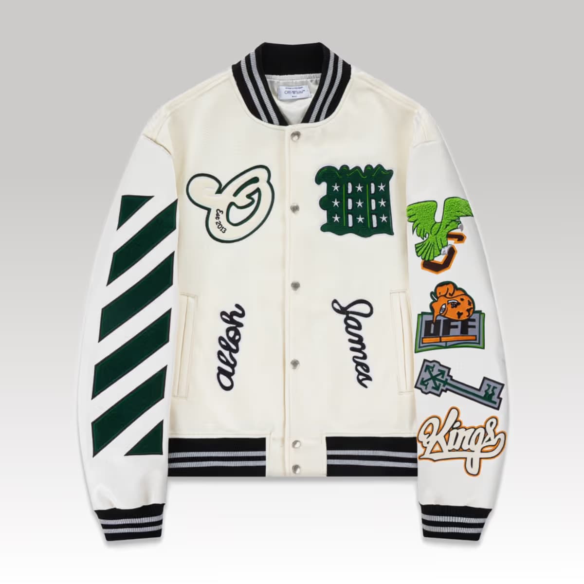Lebron James King Lion Jacket White_00000