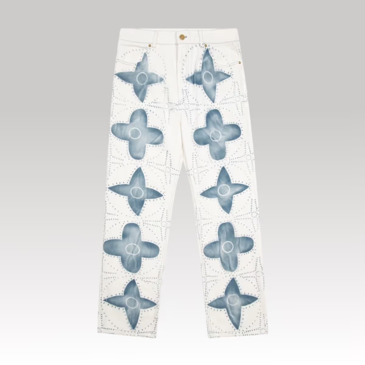 Louis Vuitton Jeans LV White_00000 (1)