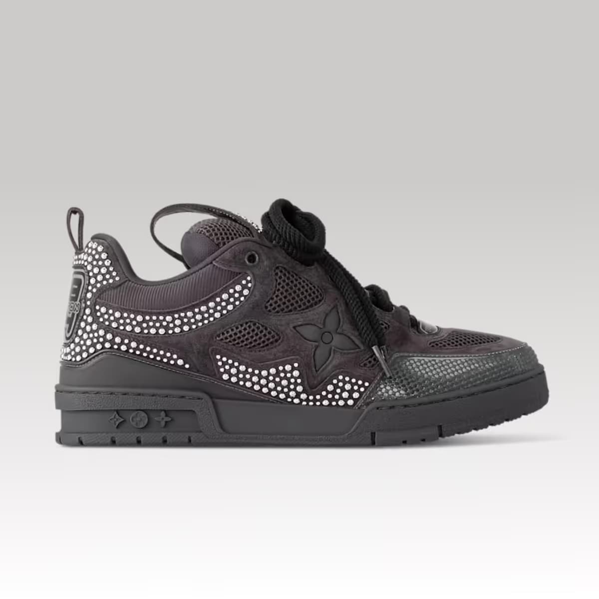Louis Vuitton Skate Sneaker Black Strass 2_2_00000