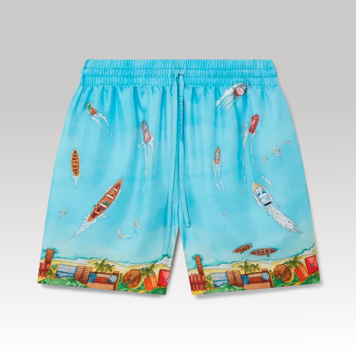 Maison Sur Piloti Silk Shorts_00000