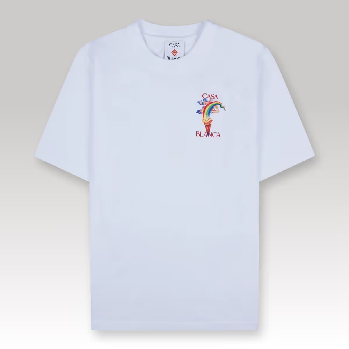 Nature Printed T-shirt White_00000