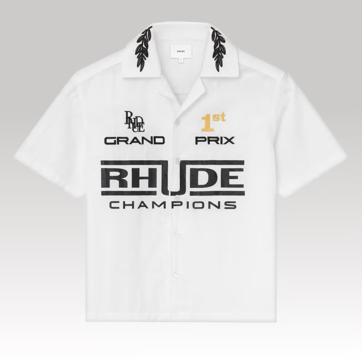 RHUDE CHAMPIONS SNAP SHIRT_00000_00000
