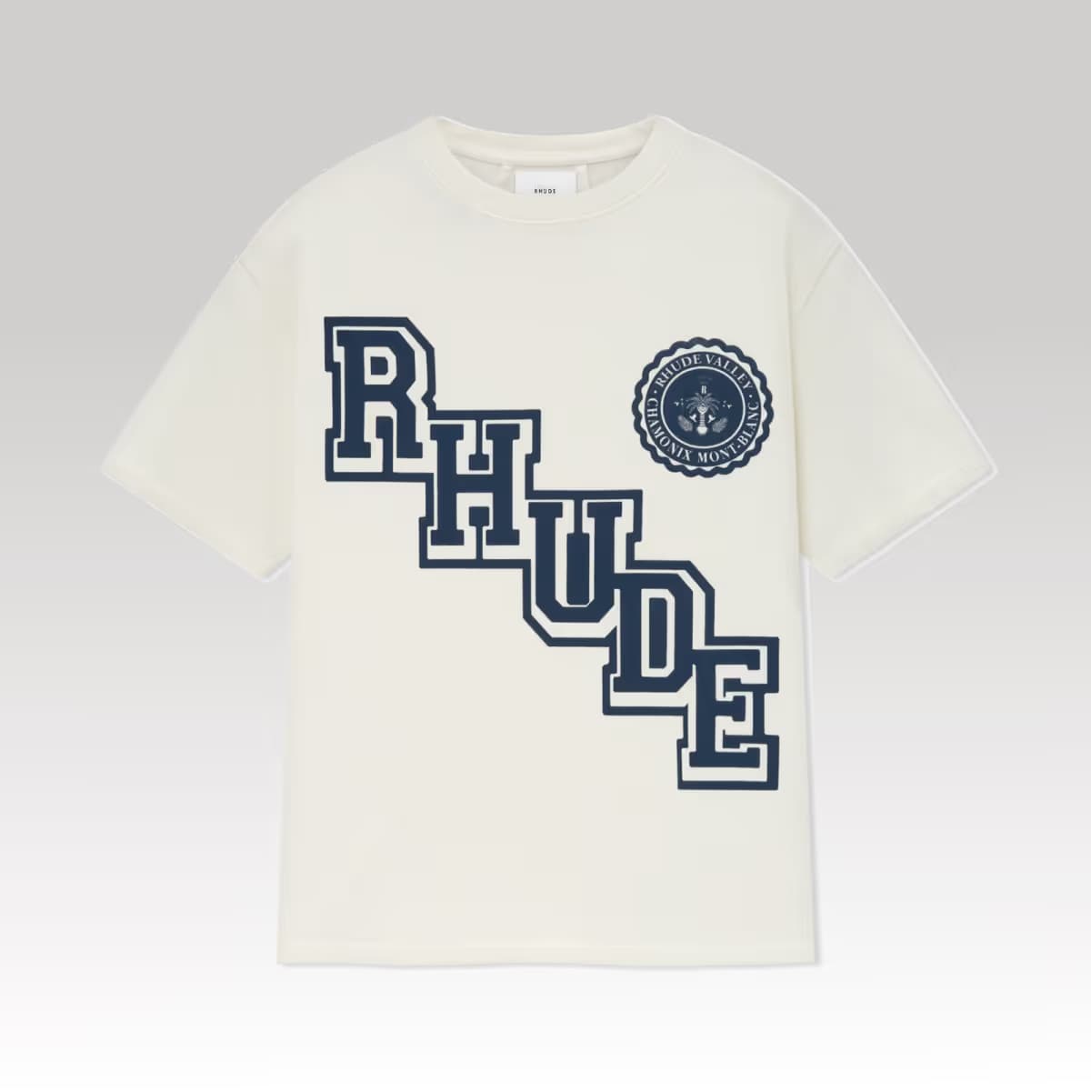 RHUDE COLLEGIATE CREST TEE 2_3_00000