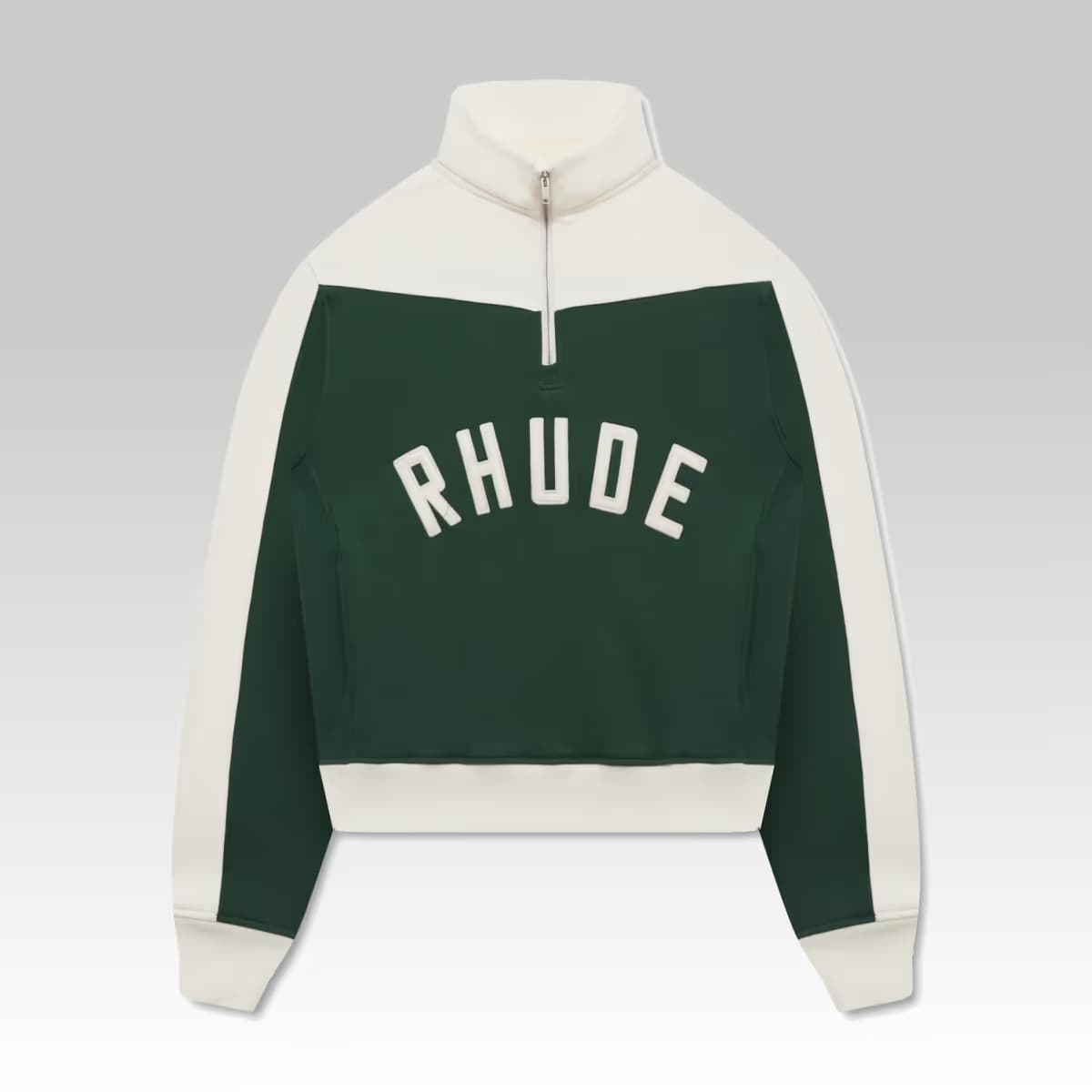 RHUDE CONTRAST QUARTER-ZIP VARSITY_1_00000