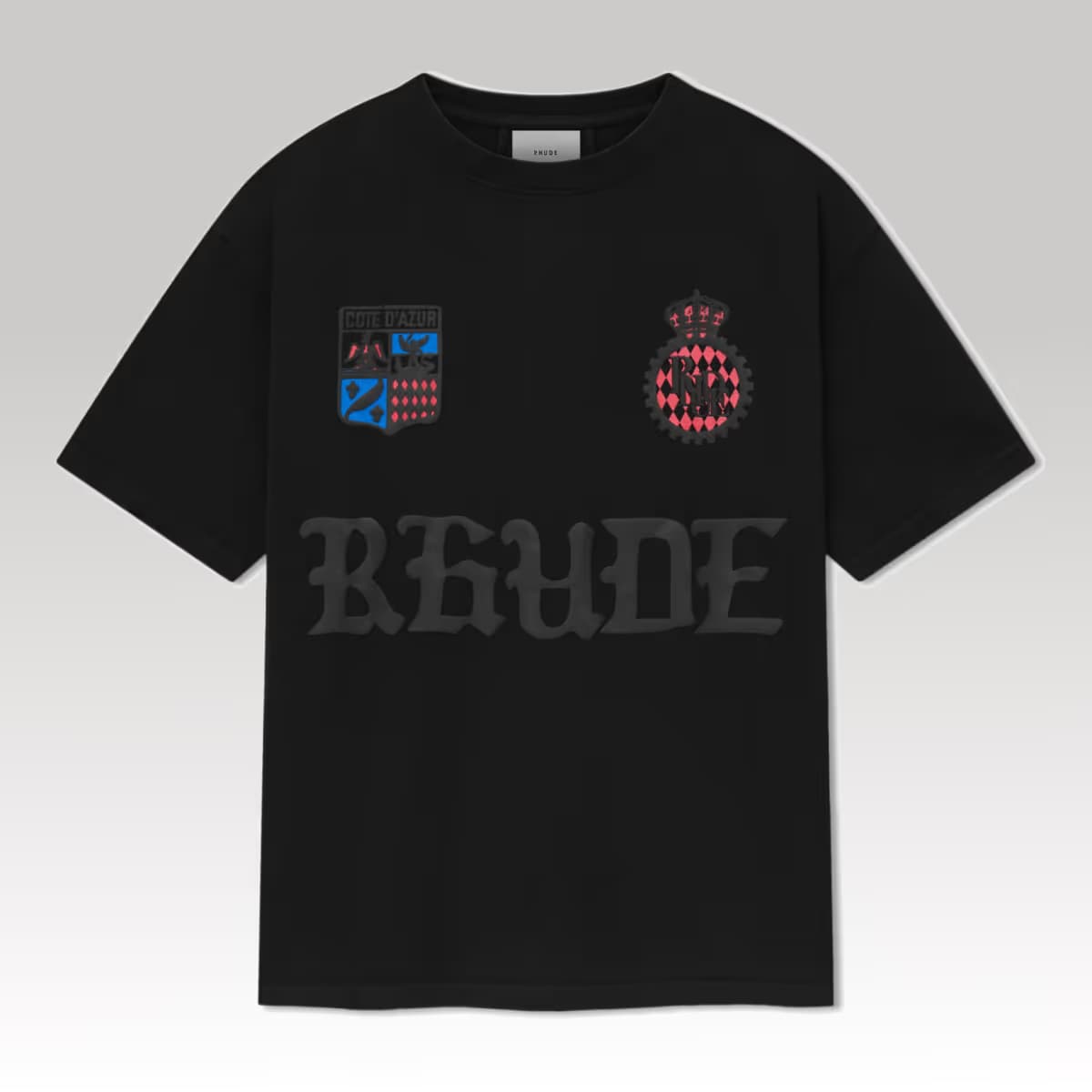 RHUDE COTE D'AZUR CREST OVERSIZED TEE_2_00000