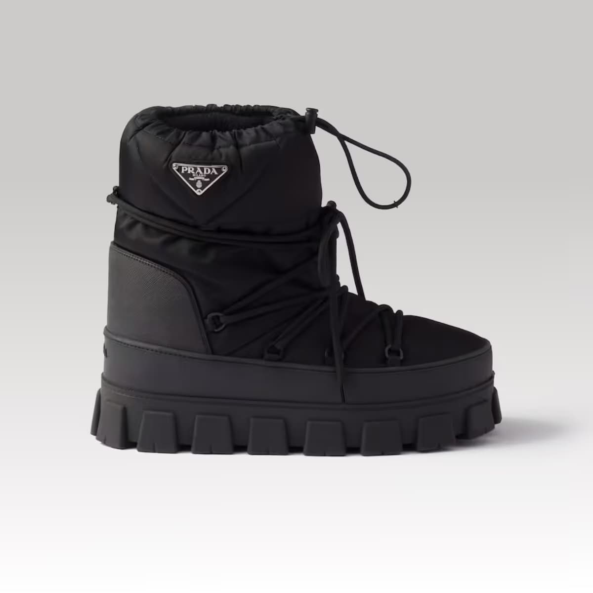Re-Nylon gabardine après ski booties_4_00000