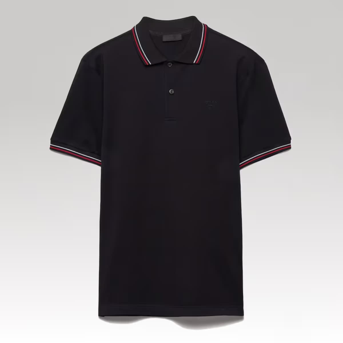 Short-sleeved piqué polo shirt_00000