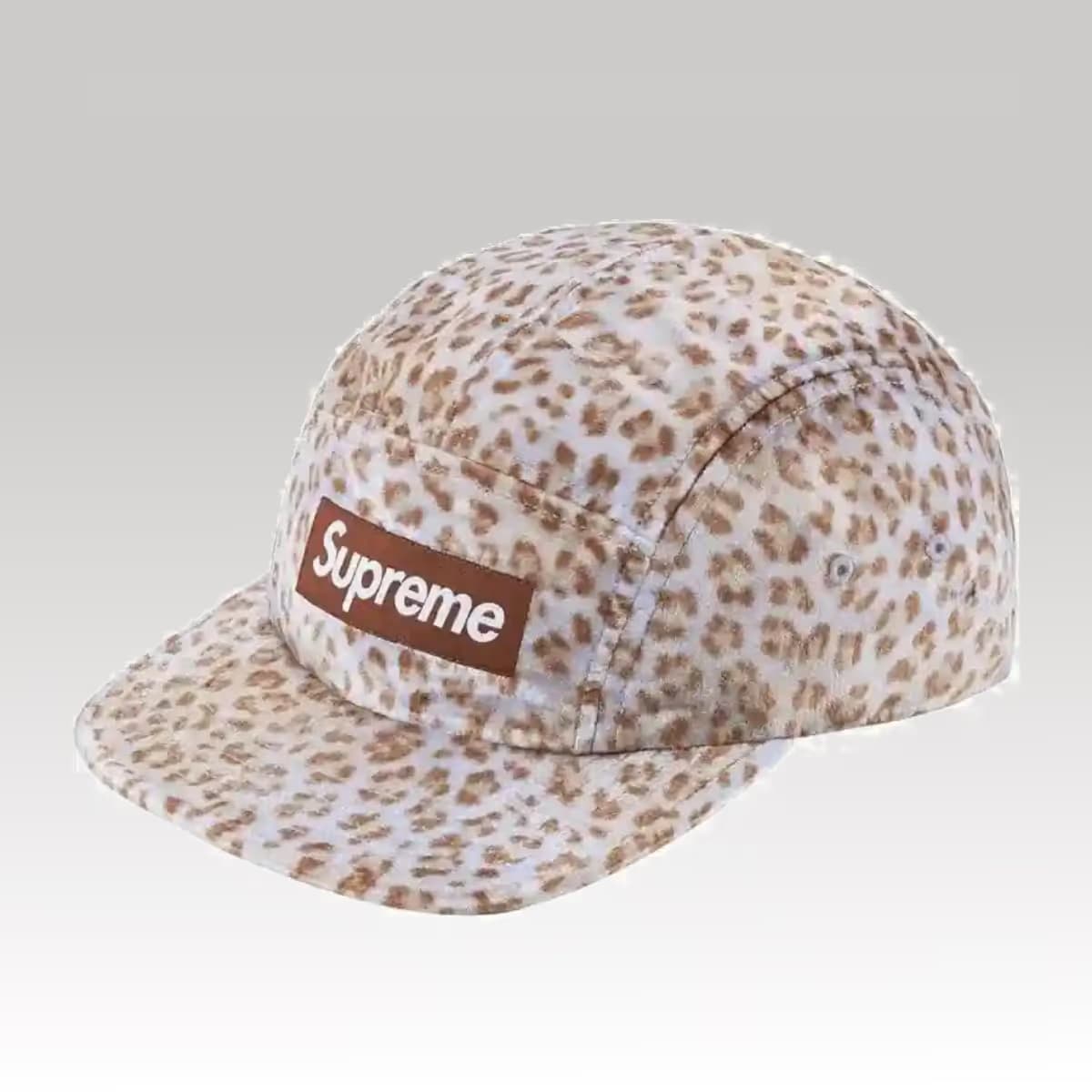 Supreme Leopard Velvet Cap_00000