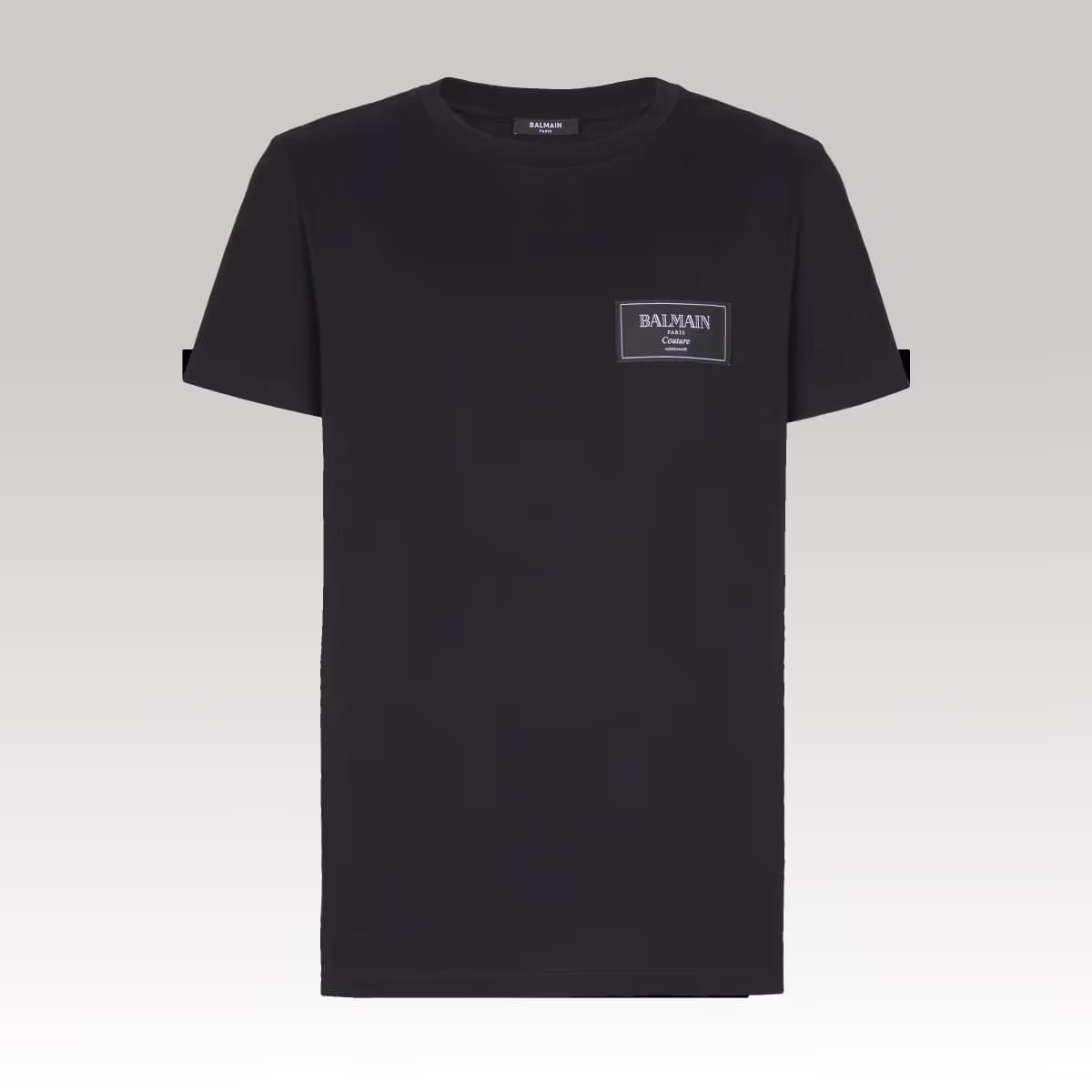 T-shirt with Balmain Couture label 2_00000