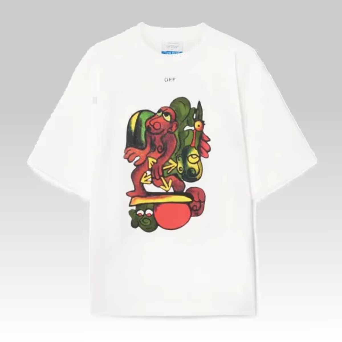 White Nana Arrow T-Shirt_00000