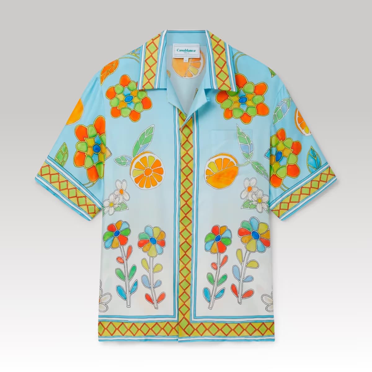 Yoruba Flowers Silk Shirt_1_00000