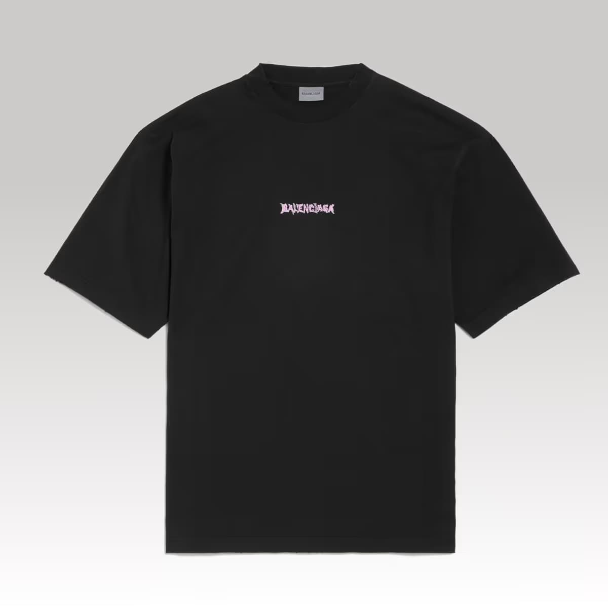 Balenciaga Diy Balenciaga Back Medium Fit T-shirt in Black_1_00000